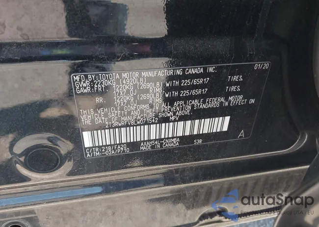 2T3RWRFV8LW071542: 43248110