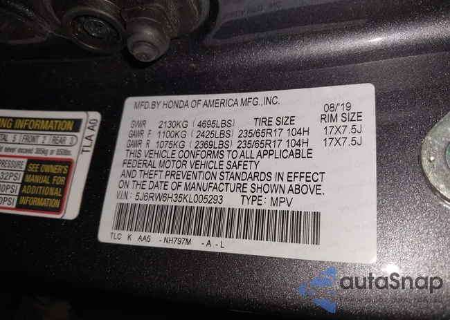 5J6RW6H35KL005293: 43248156