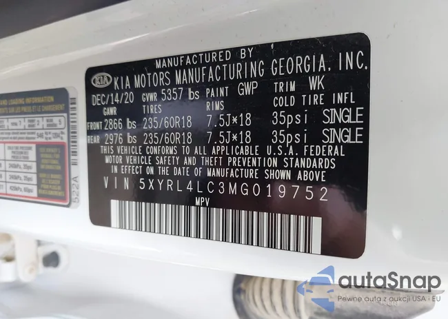 5XYRL4LC3MG019752: 43248247