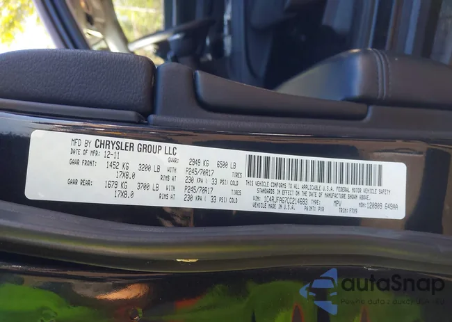 1C4RJFAG7CC214683: 43248258