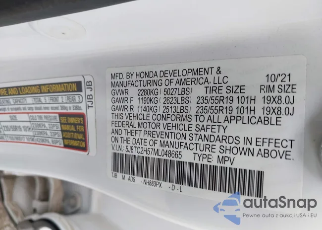 5J8TC2H57ML048665: 43248283