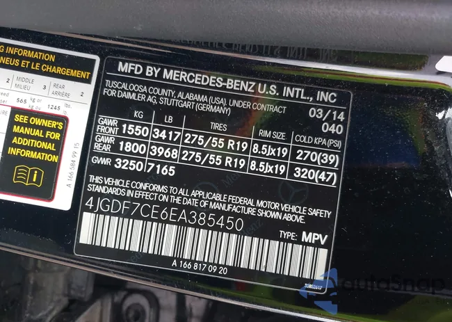 4JGDF7CE6EA385450: 43247588