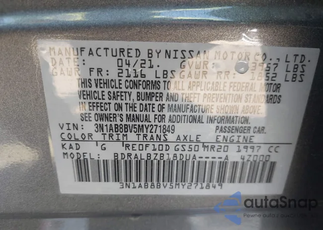 3N1AB8BV5MY271849: 43247603