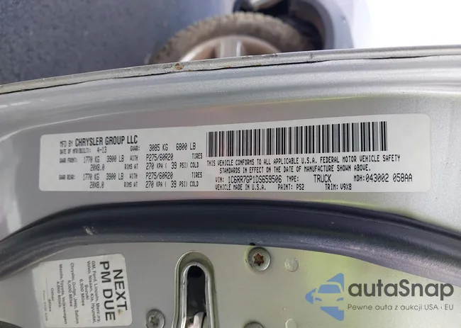 1C6RR7GP1DS659506: 43247642