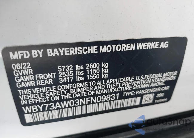 WBY73AW03NFN09831: 43247783