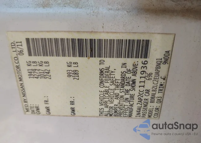 1N4AL2AP2CC111936: 43248869