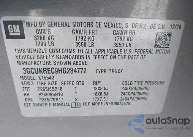 3GCUKREC9HG284772: 43248946