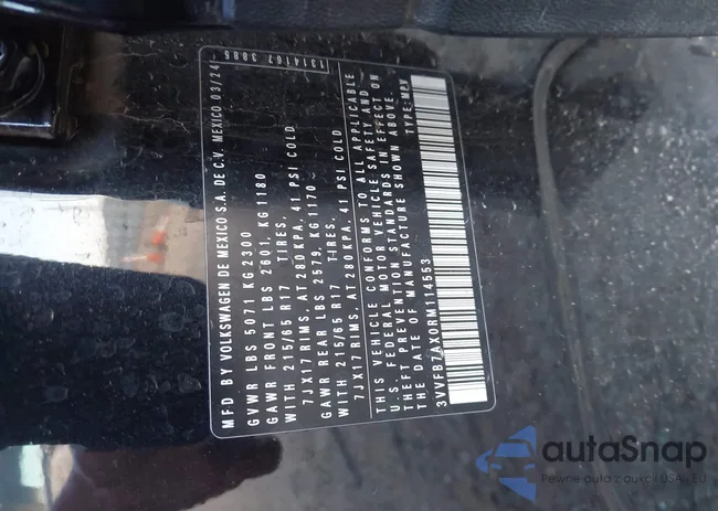 3VVFB7AX0RM114553: 43248980