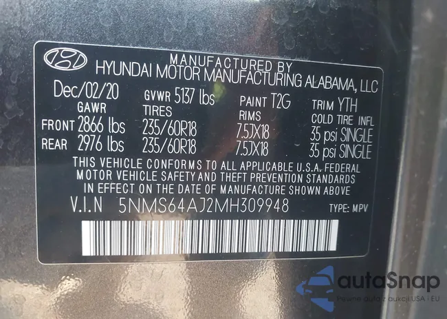 5NMS64AJ2MH309948: 43249053