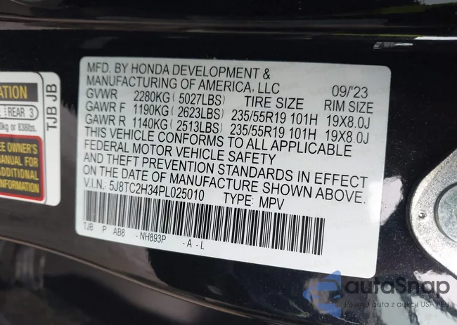 5J8TC2H34PL025010: 43249154