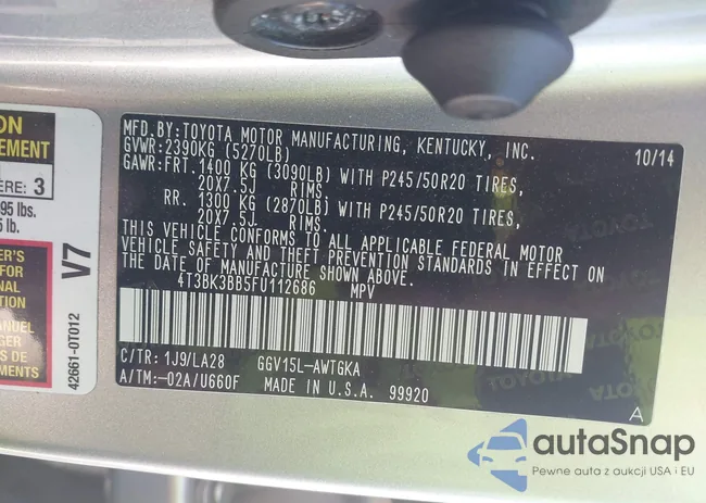 4T3BK3BB5FU112686: 43249378