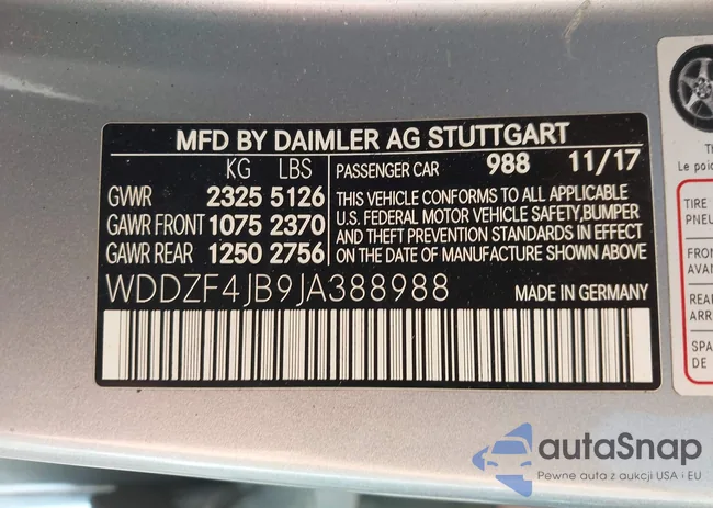 WDDZF4JB9JA388988: 43250036