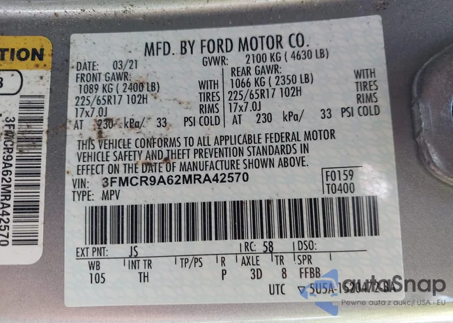 3FMCR9A62MRA42570: 43250096