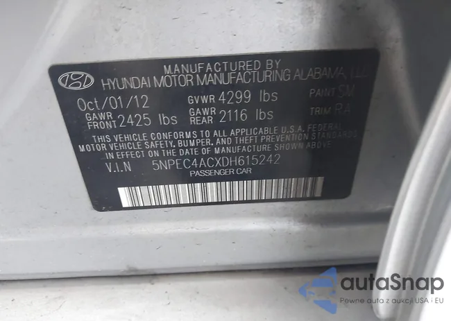 5NPEC4ACXDH615242: 43250128