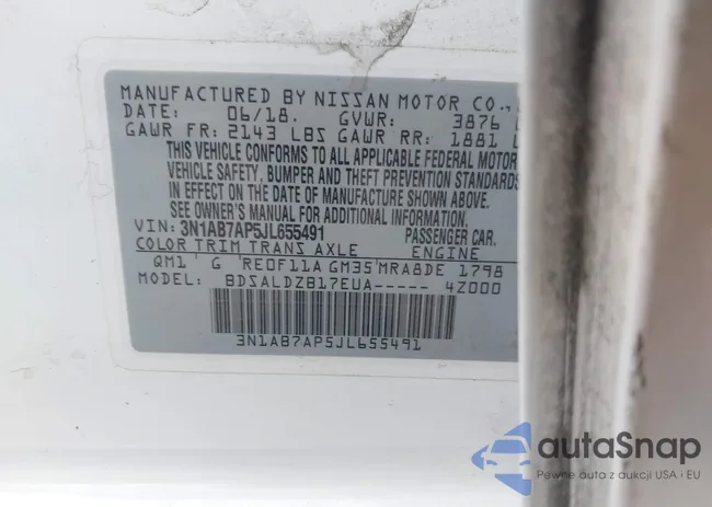 3N1AB7AP5JL655491: 43250159