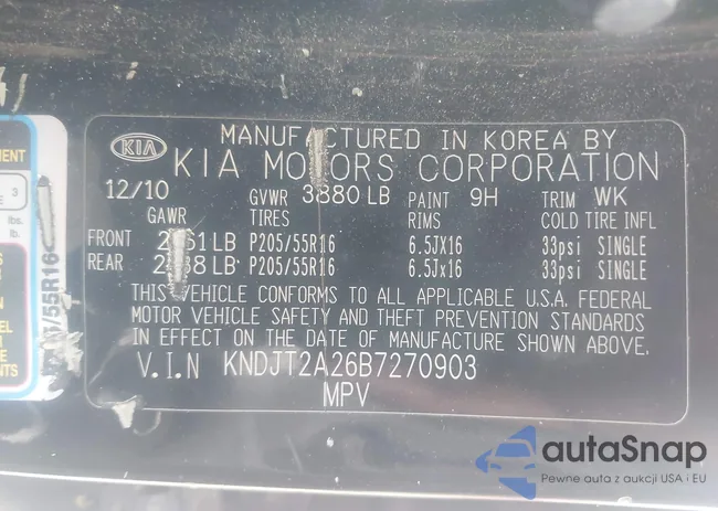 KNDJT2A26B7270903: 43250169