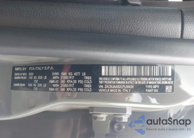 ZACNJAAB2LPL68426: 43249624