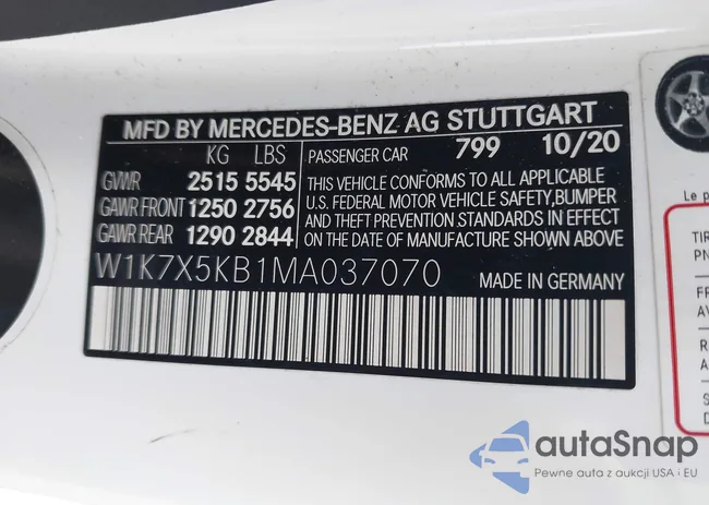 W1K7X5KB1MA037070: 43249768