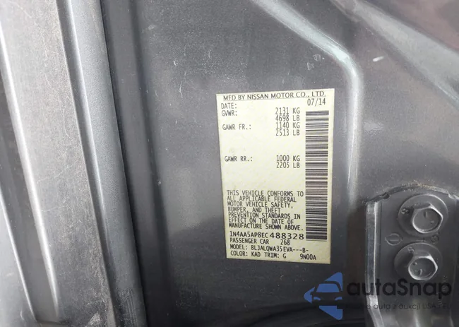 1N4AA5AP8EC488328: 43250935