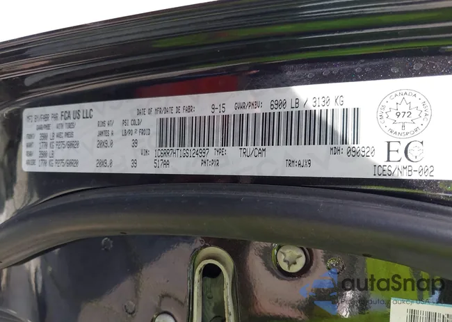 1C6RR7HT1GS124997: 43251091