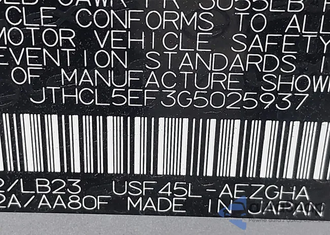 JTHCL5EF3G5025937: 43251188