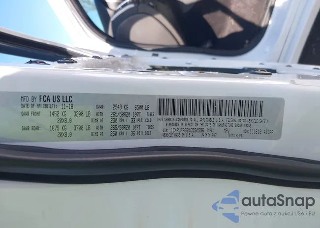 1C4RJFAG8KC590596: 43251253