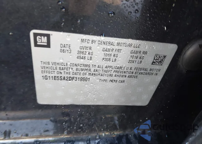 1G11E5SA2DF319601: 43251312