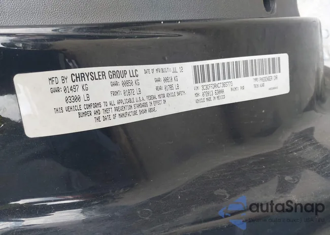 3C3CFFDRXCT365773: 43251340