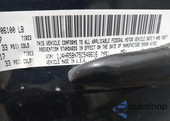 1J4HR58N75C548616: 43251366