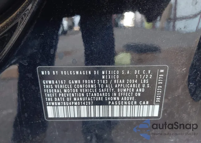 3VWBM7BU4PM014297: 43251386
