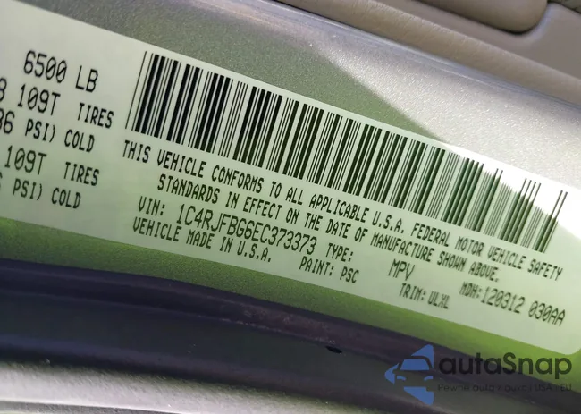 1C4RJFBG6EC373373: 43251393