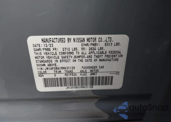 JN1AF0BA1RM431125: 43251864