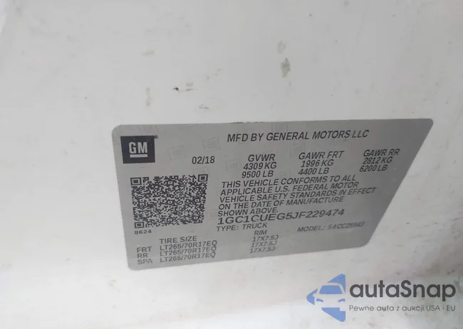 1GC1CUEG5JF229474: 43252195