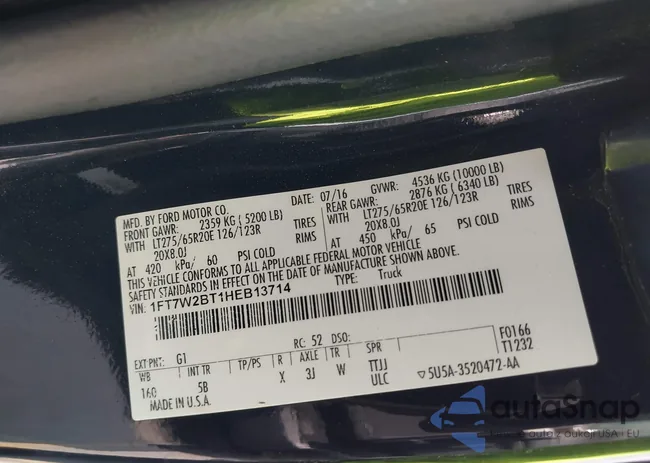 1FT7W2BT1HEB13714: 43252449