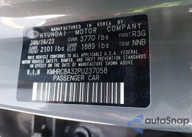 KMHRC8A32PU237058: 43251531