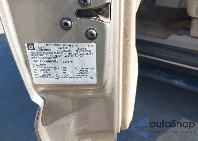 1GNEK13Z42R223101: 43251580