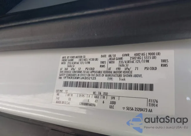 1FTKR3XM1JKB52125: 43252972