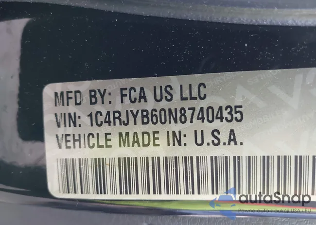 1C4RJYB60N8740435: 43252995