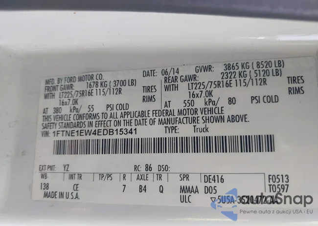 1FTNE1EW4EDB15341: 43253034