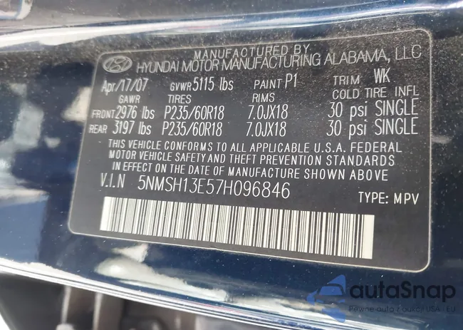 5NMSH13E57H096846: 43253092