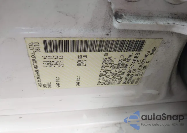 1N4AA5AP6AC874689: 43253101