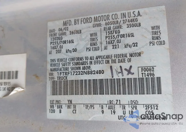 1FTRF17232NB82480: 43253311