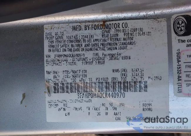 3FAHP0HA0CR440970: 43252466