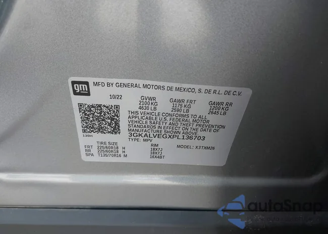 3GKALVEGXPL136703: 43252571