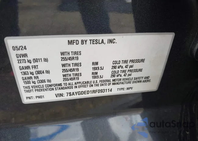 7SAYGDED1RF093114: 43254037