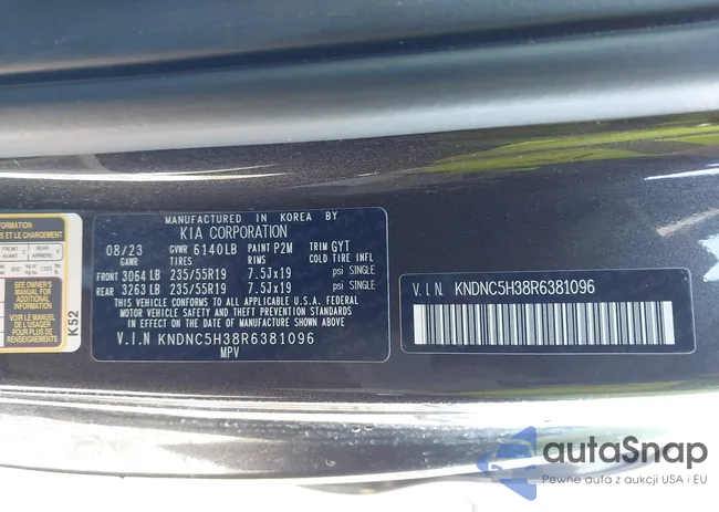 KNDNC5H38R6381096: 43254125