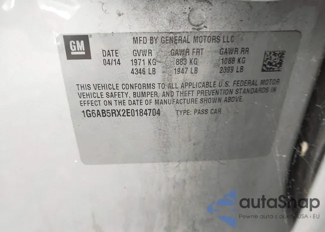 1G6AB5RX2E0184704: 43254258