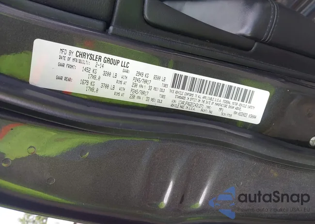 1C4RJFAG2EC431271: 43254264