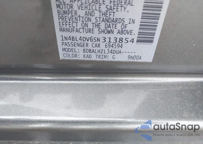 1N4BL4DV6SN313854: 43253708