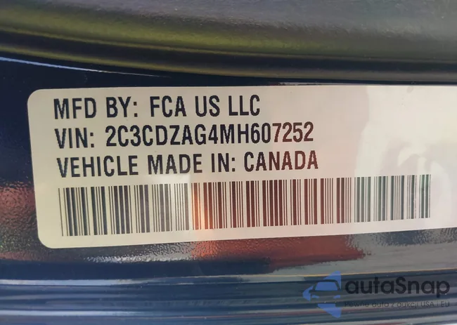 2C3CDZAG4MH607252: 43253823